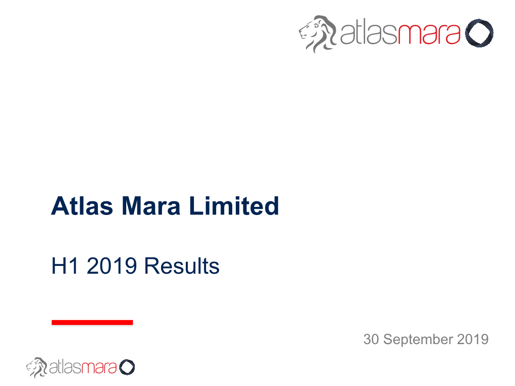 Atlas Mara Limited FY 2018 Results