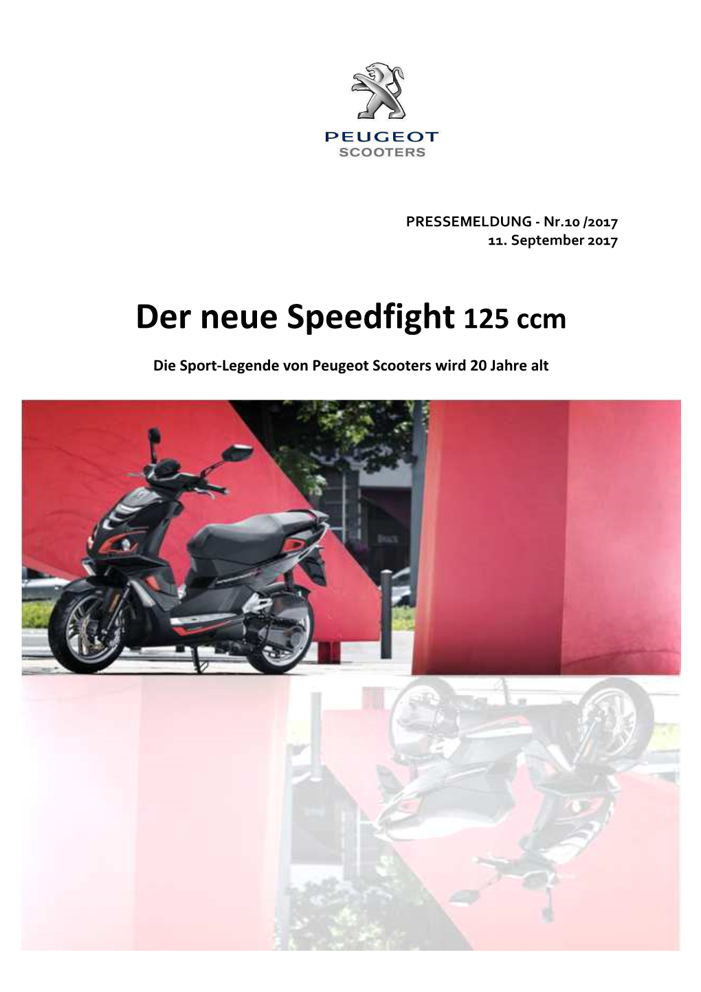 Der Neue Speedfight 125 Ccm