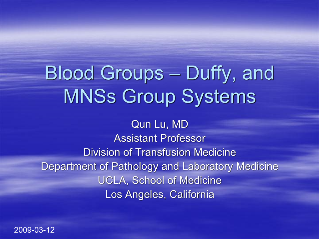 Duffy, and Mnss Group Systems