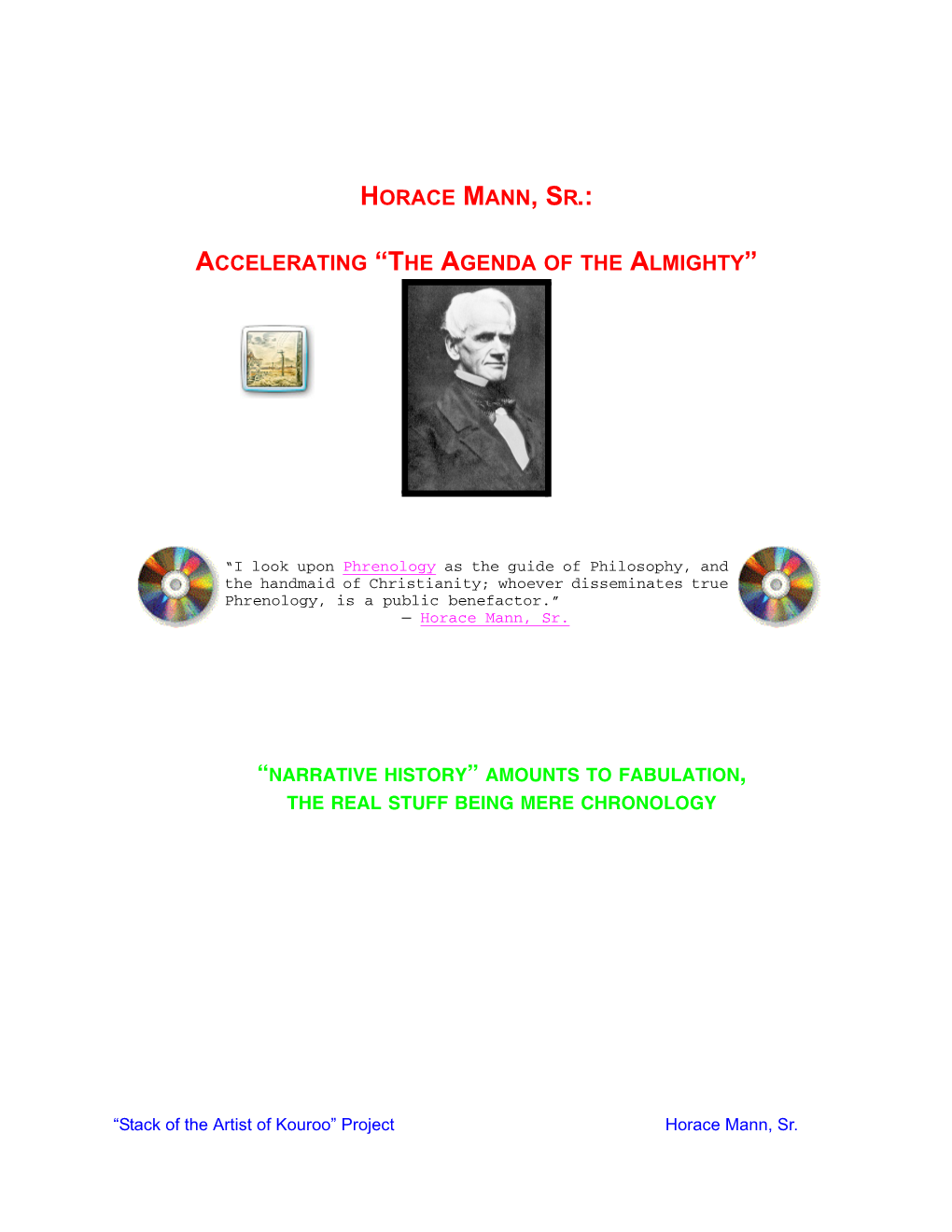 Horace Mann, Sr