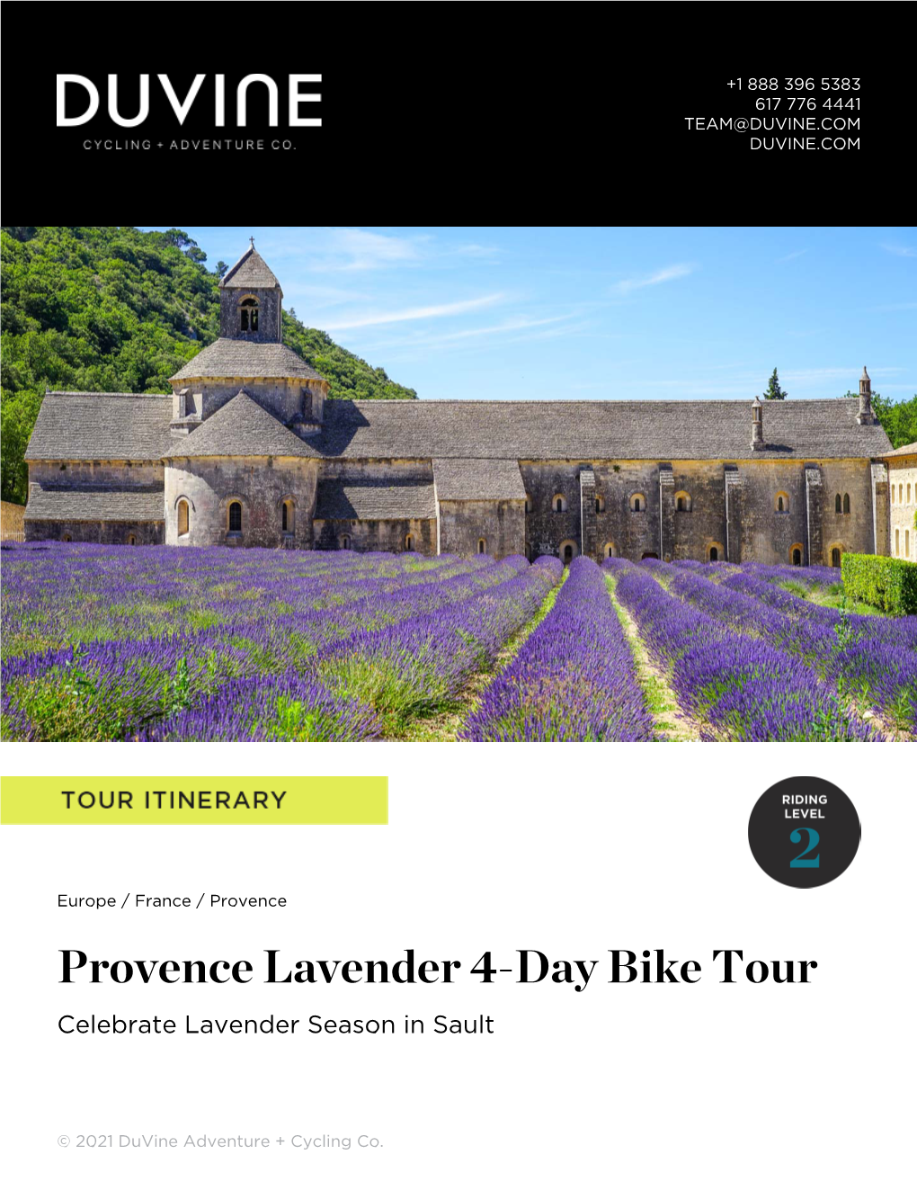 Provence Lavender 4-Day Bike Tour Celebrate Lavender Season in Sault