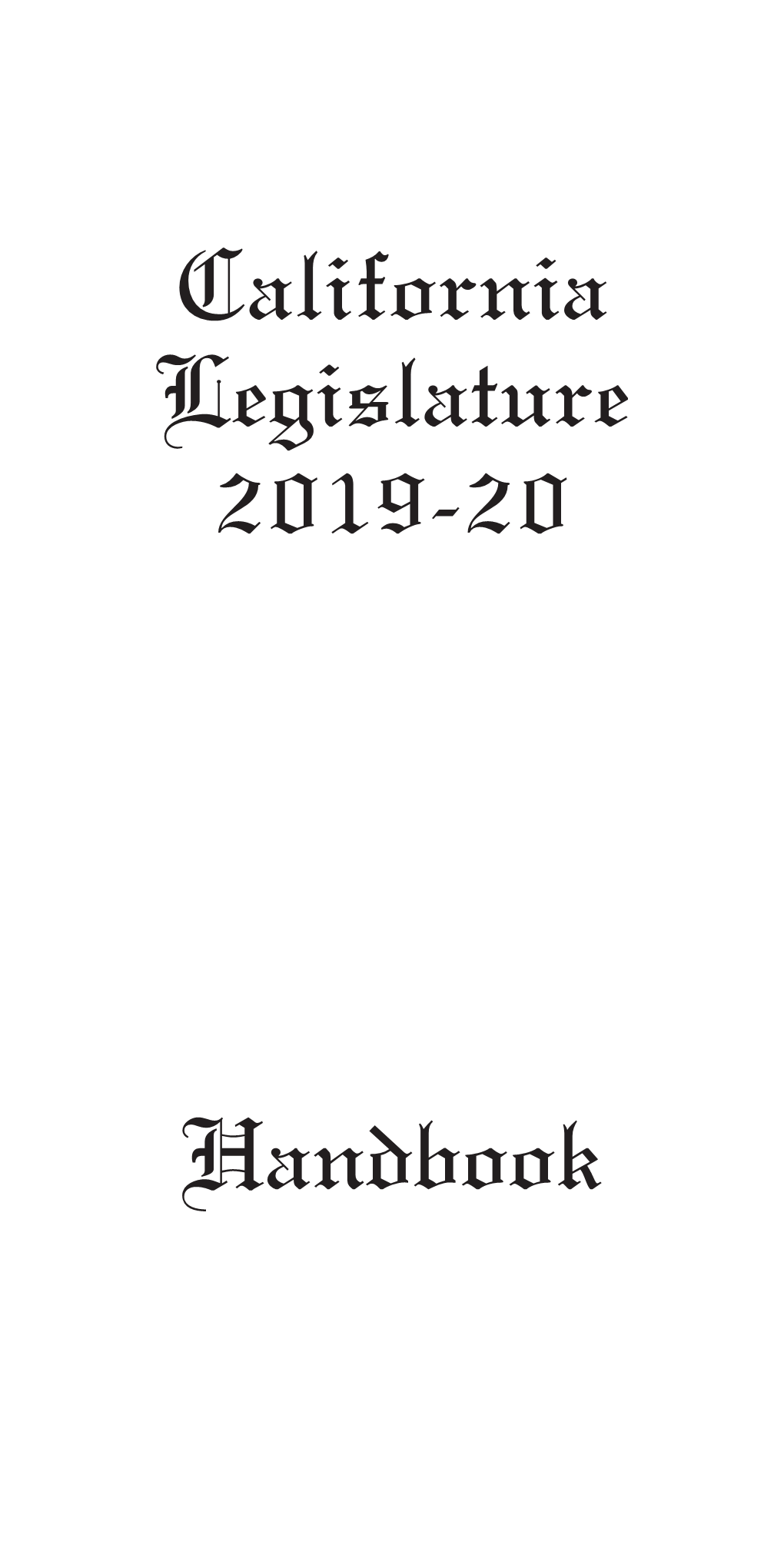 Joint Handbook 2019-20