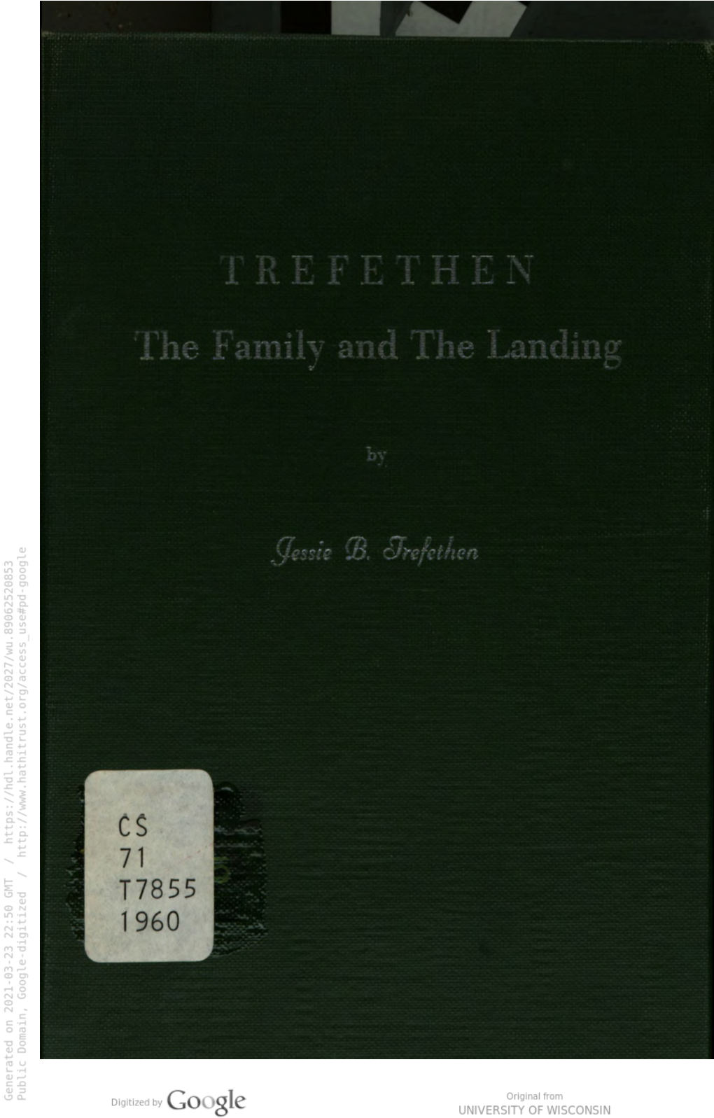 Trefethen: the Family and the Landing