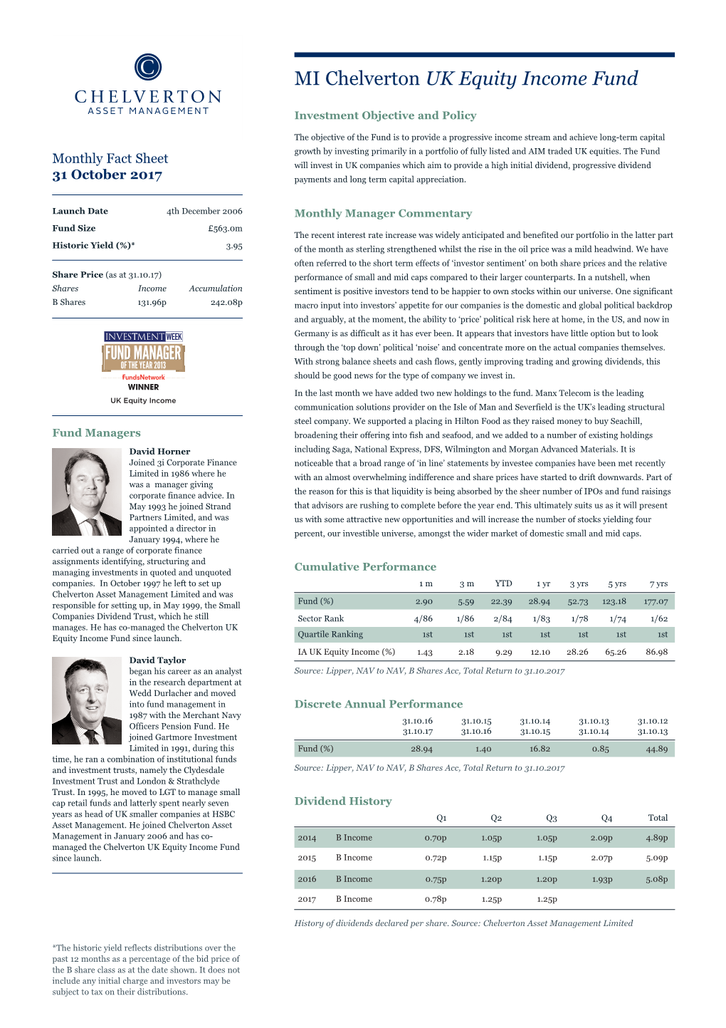 UK Equity Income Fund