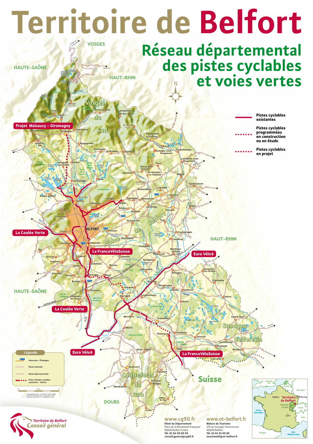 Réseau Départemental Des Pistes Cyclables