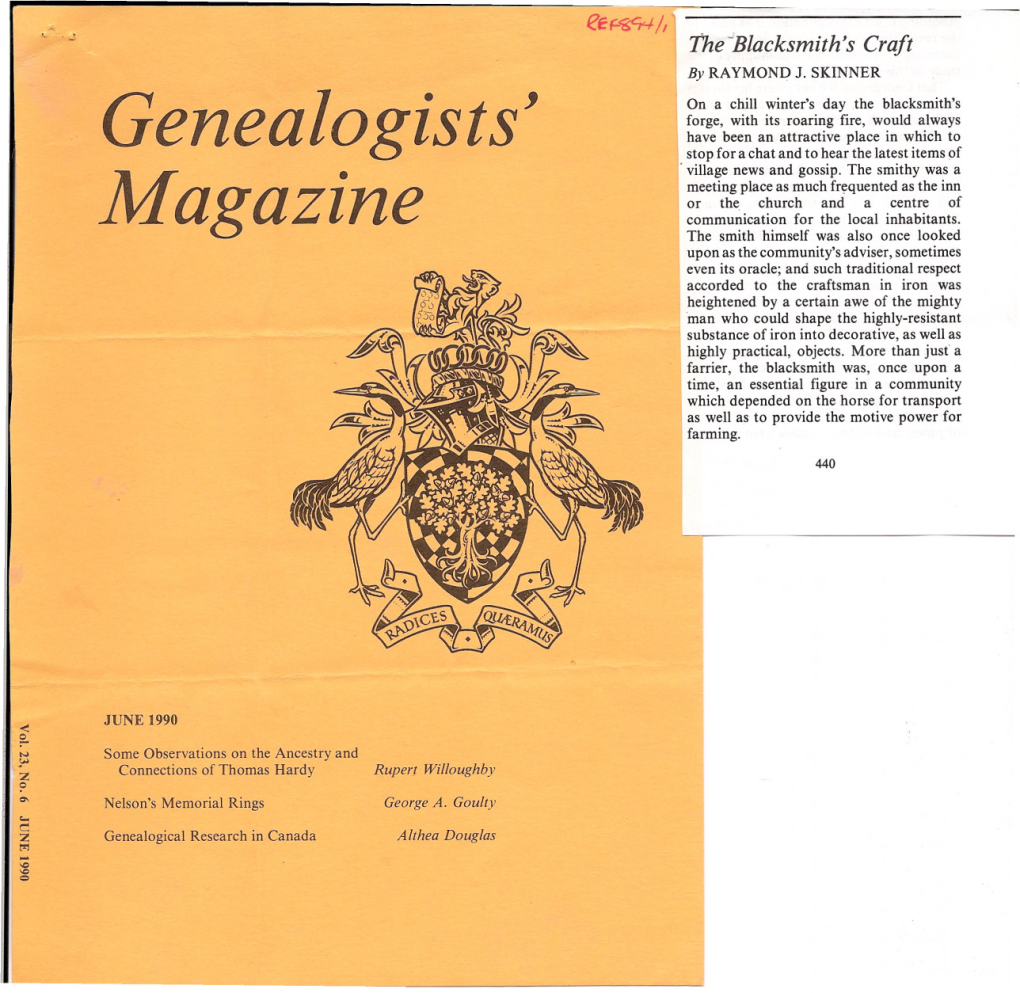 Genealogists' Magazine