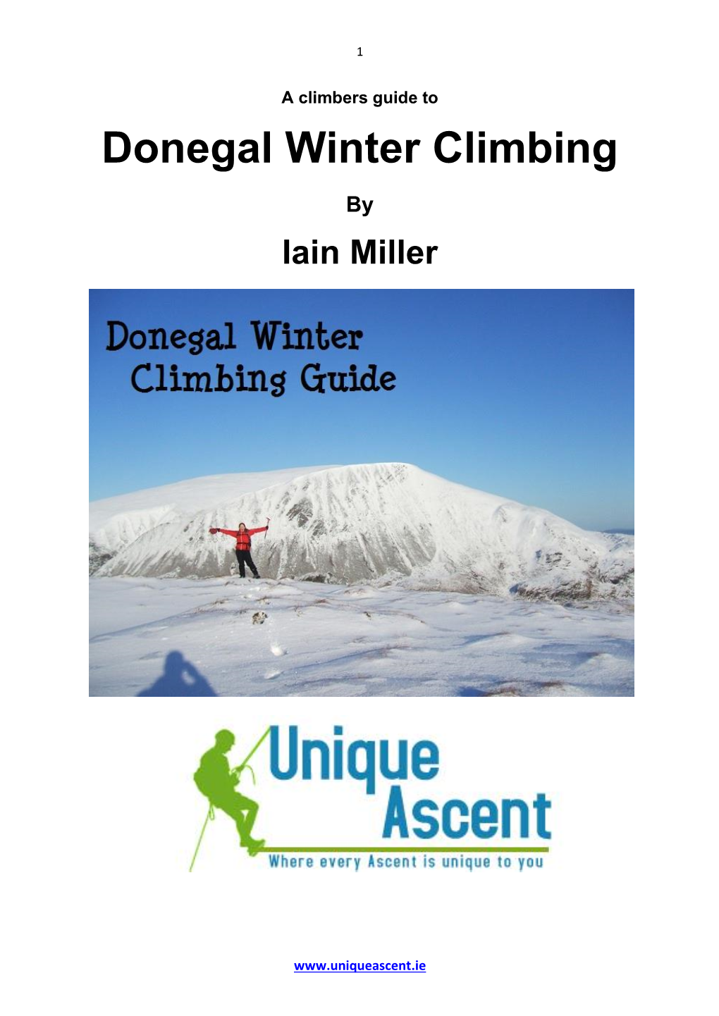 Donegal Winter Climbing