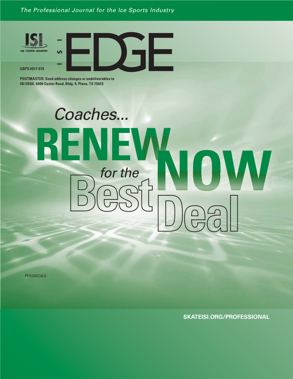 Coaches... RENEW for the NOW