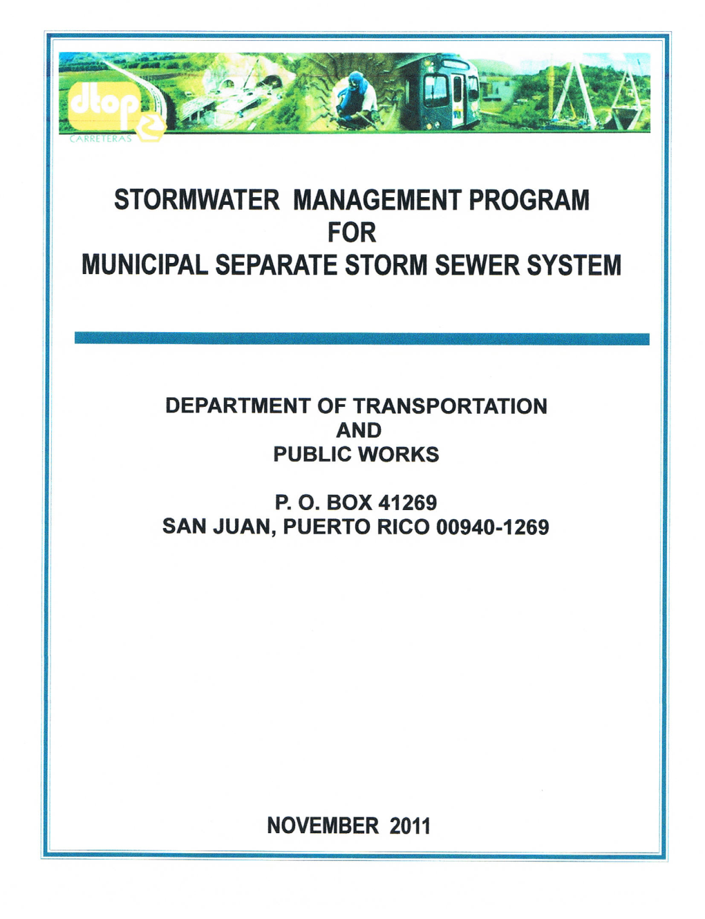 Storm Water Management Program Regulated MS4
