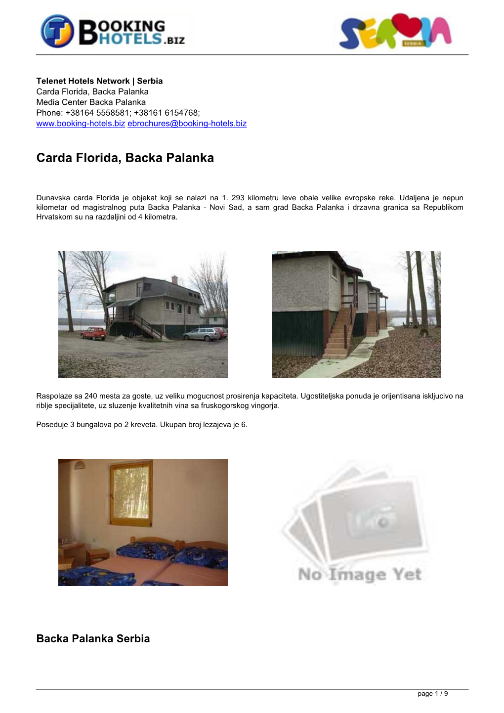 Carda Florida , Backa Palanka