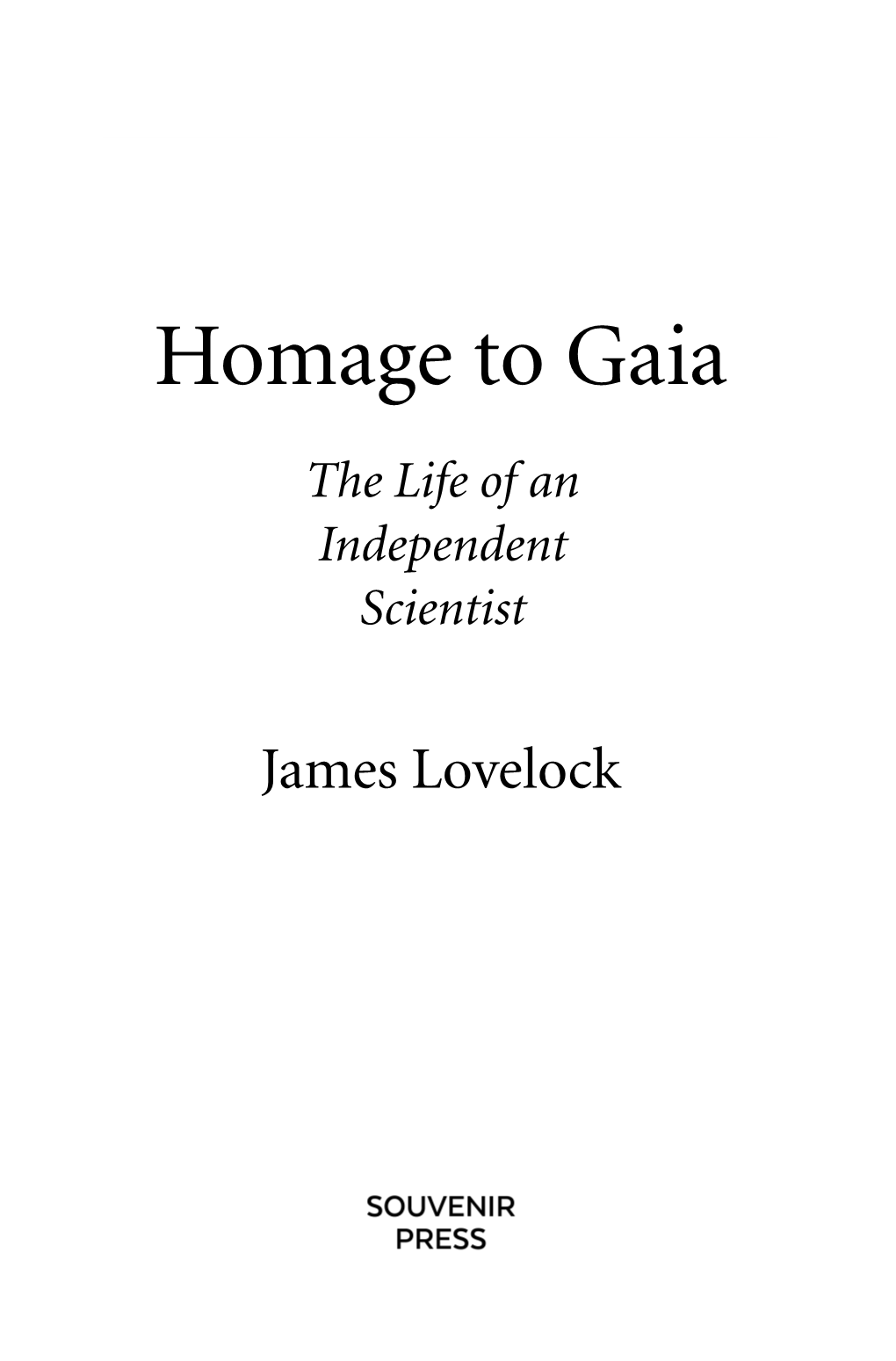 Homage to Gaia