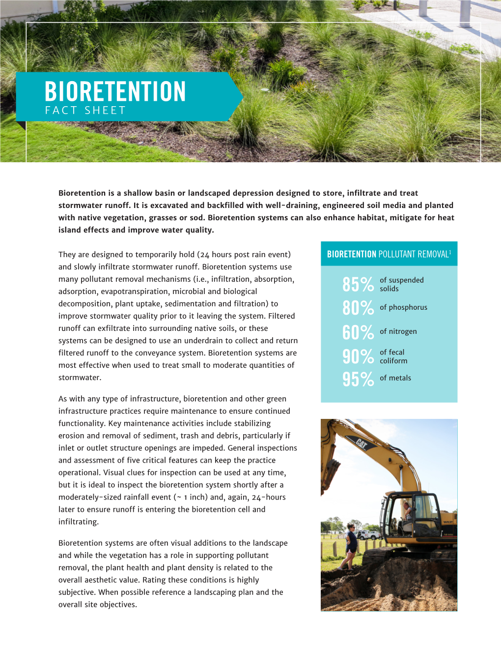 Bioretention Fact Sheet