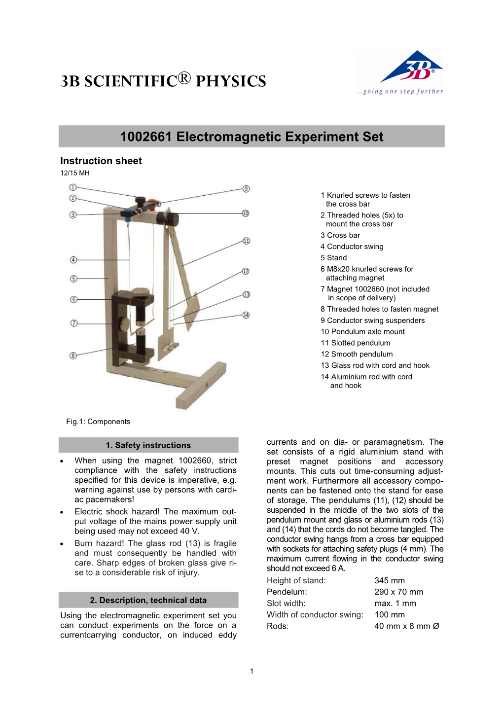 1002661 Electromagnetic Experiment Set