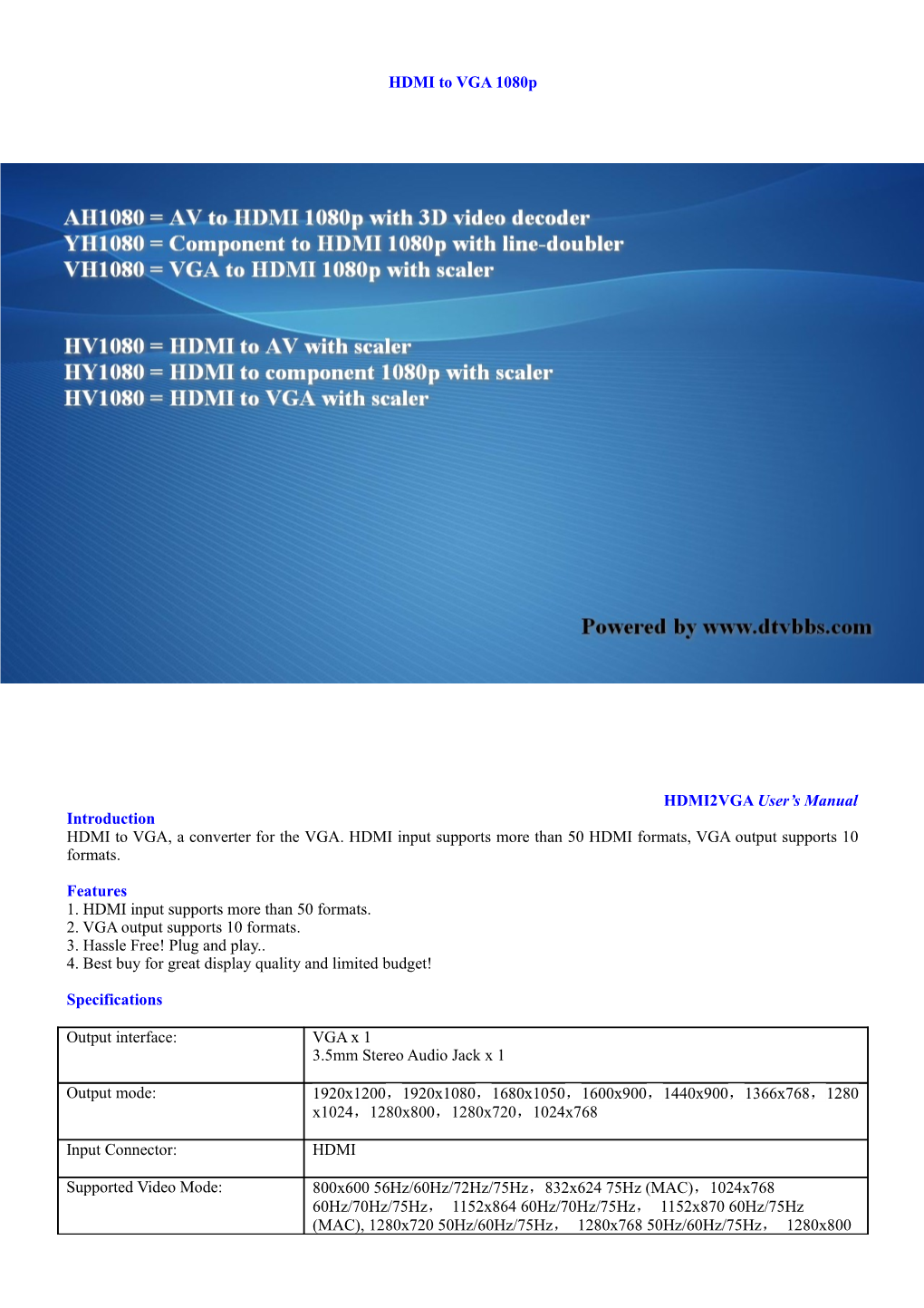 Wii2hdmi, a Converter for the Wii Console, Outputs Video and Audio in Full Digital HDMI