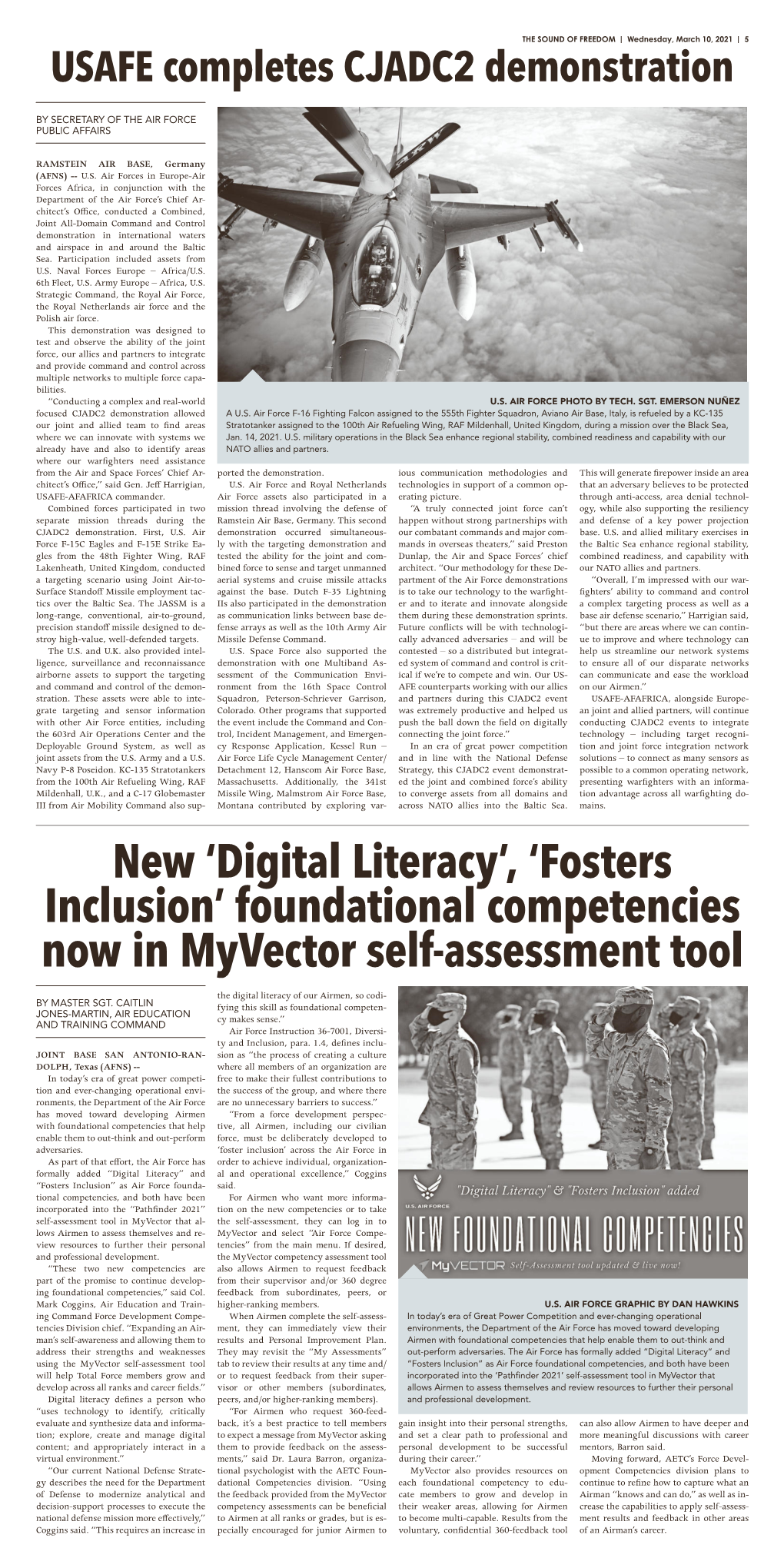 Digital Literacy’, ‘Fosters Inclusion’ Foundational Competencies Now in Myvector Self-Assessment Tool