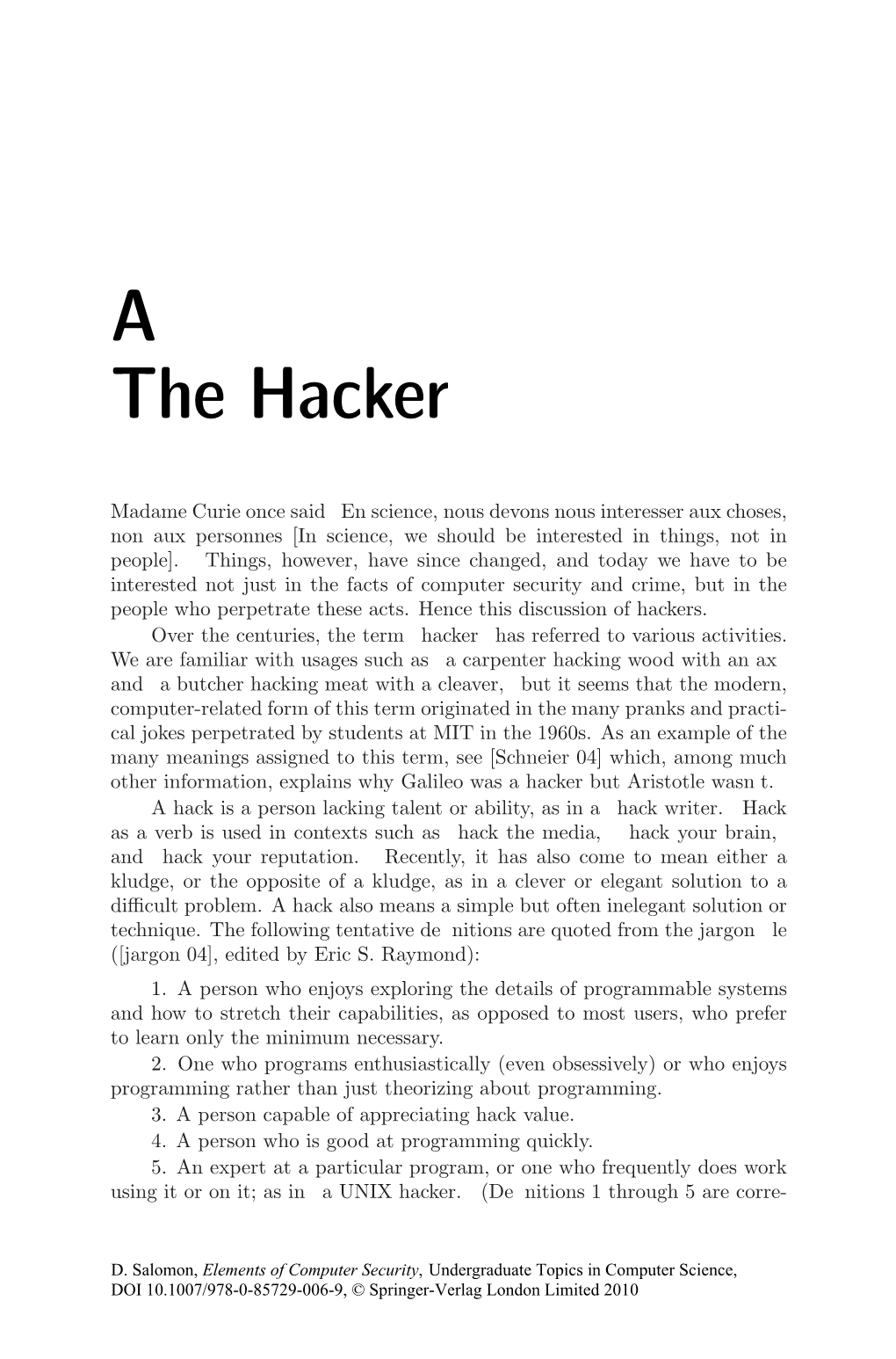 A the Hacker