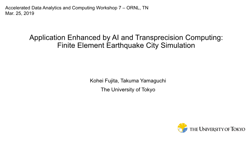 Finite Element Earthquake City Simulation