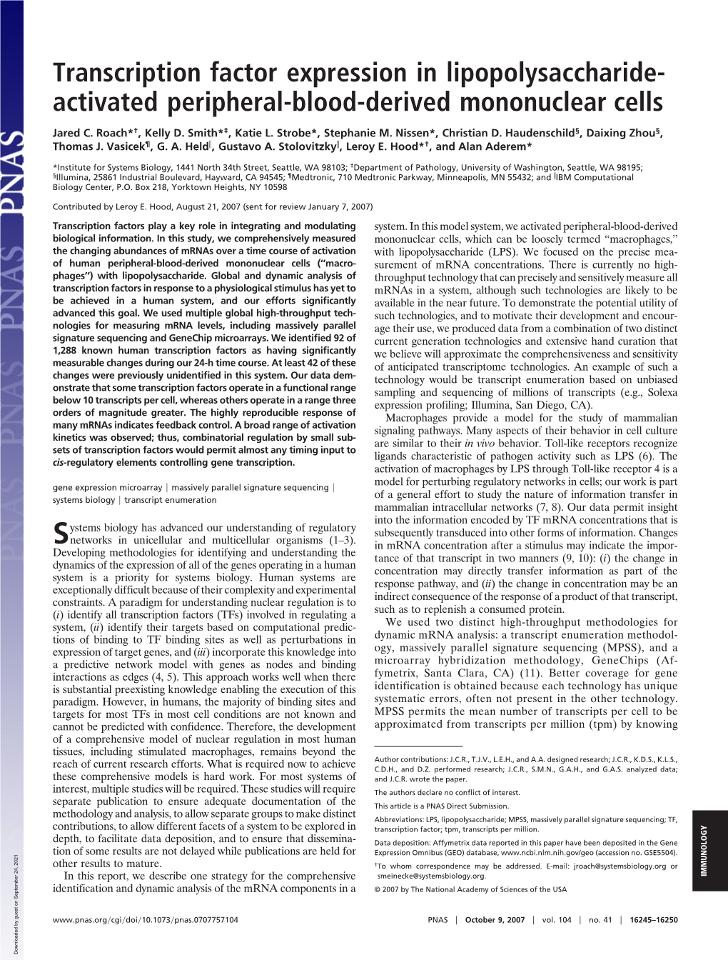 Activated Peripheral-Blood-Derived Mononuclear Cells