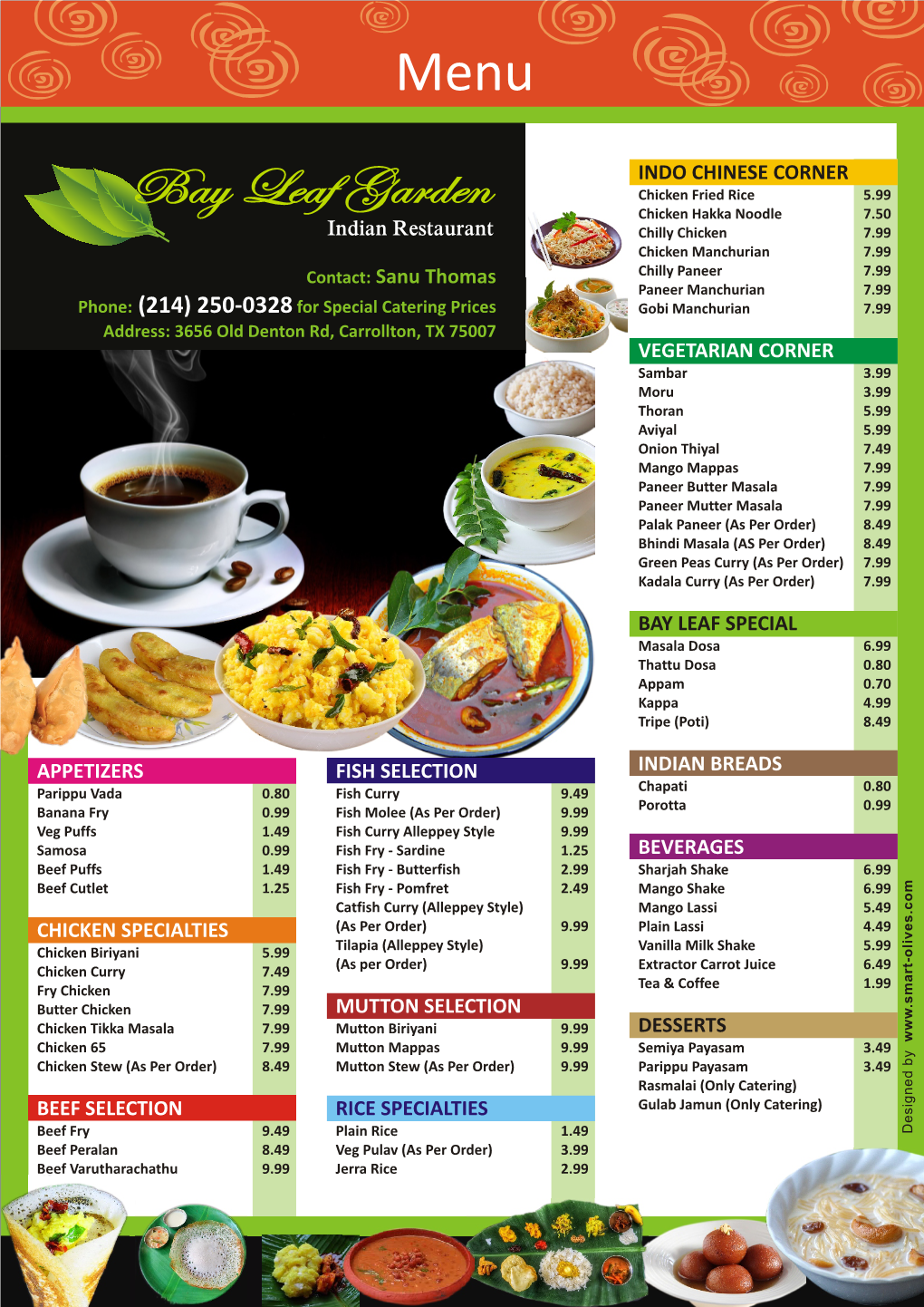 Menu (Coreldraw File)