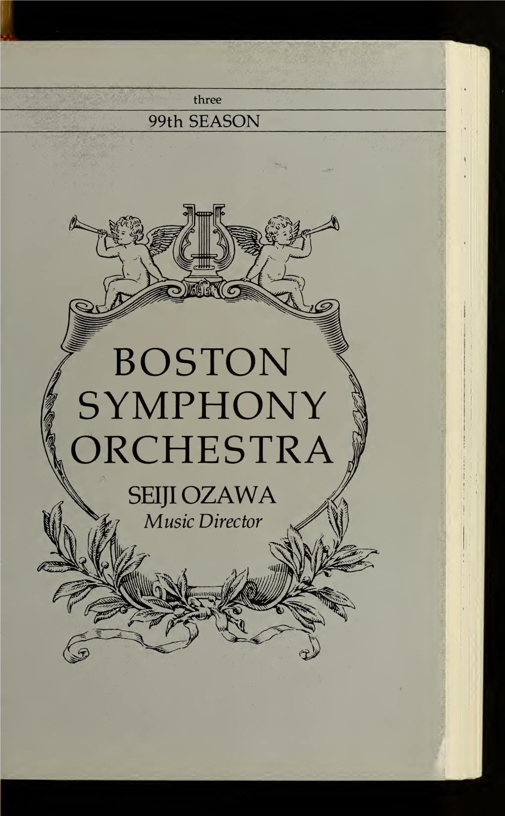 Boston Symphony Orchestra Concert Programs, Season 99, 1979-1980, Subscription