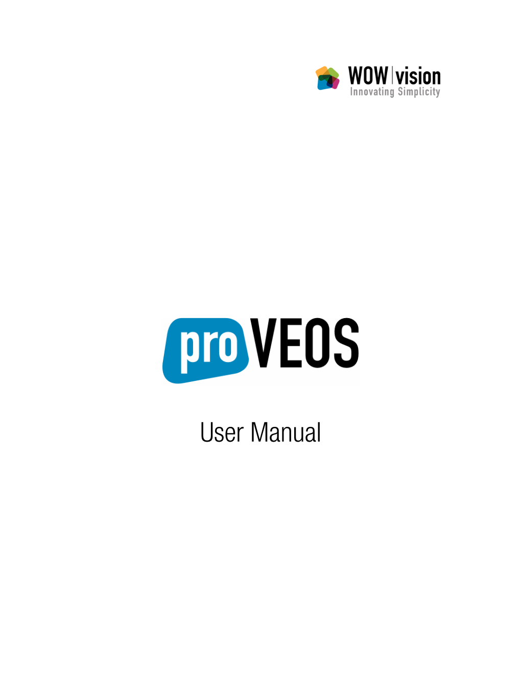 Proveos User Manual
