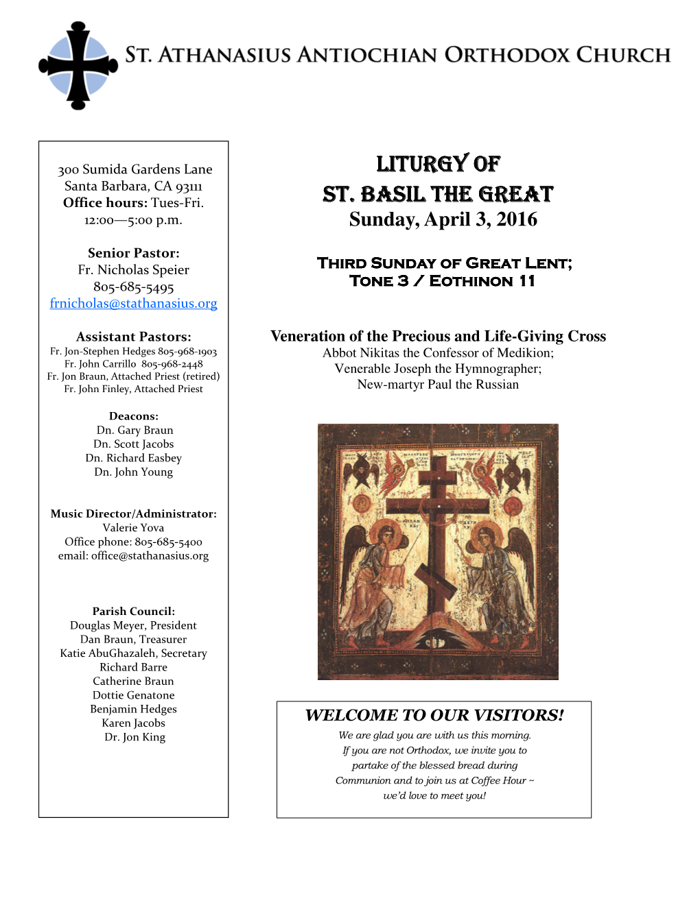 Liturgy of Liturgy of St. Basil