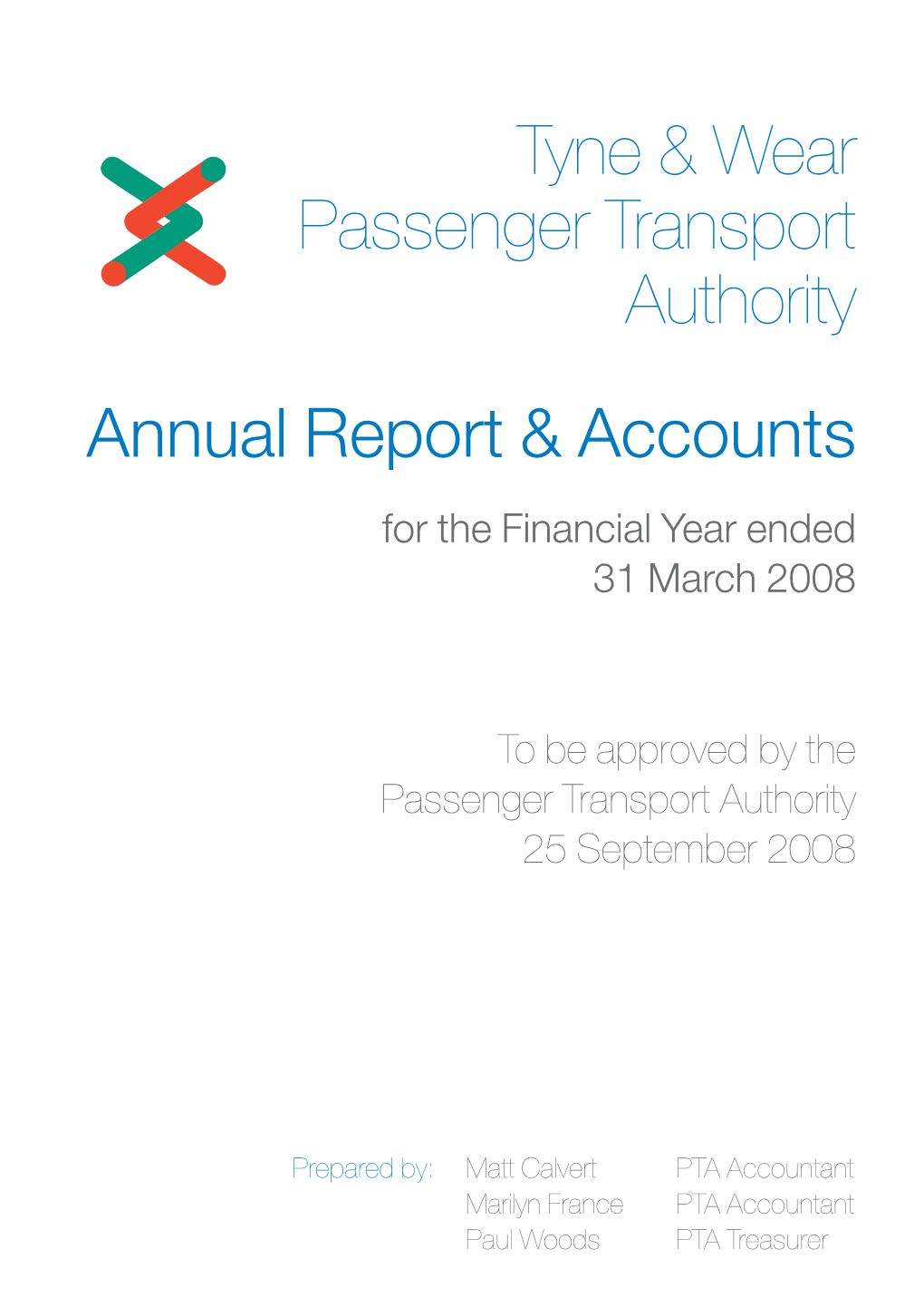 Tyne & Wear Passenger Transport Authority Annual Report & Accounts