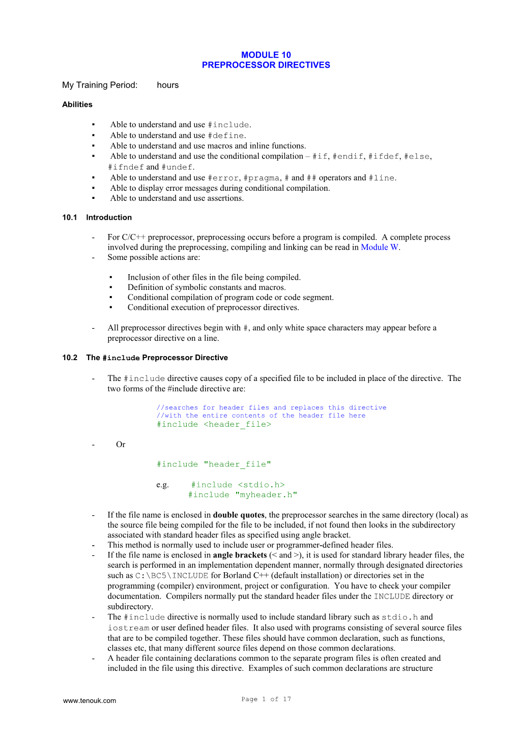 C and C++ Preprocessor Directives #Include #Define Macros Inline