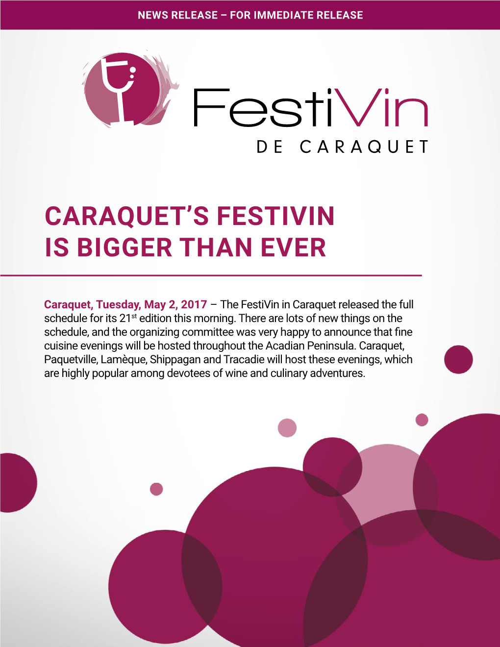 Caraquet's Festivin Is Bigger Than Ever