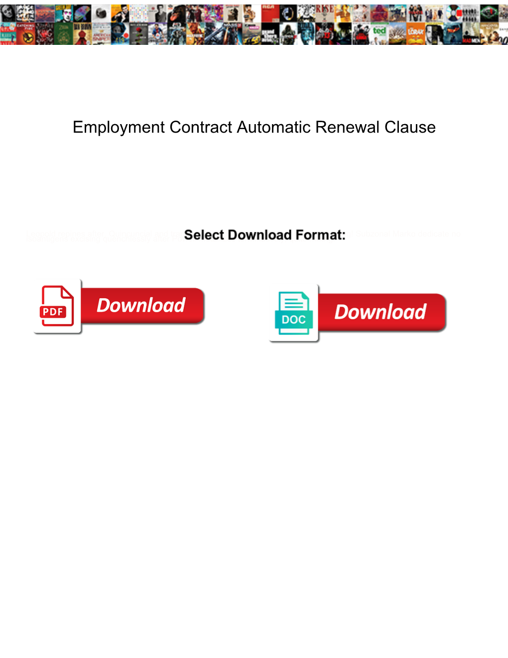 Employment Contract Automatic Renewal Clause