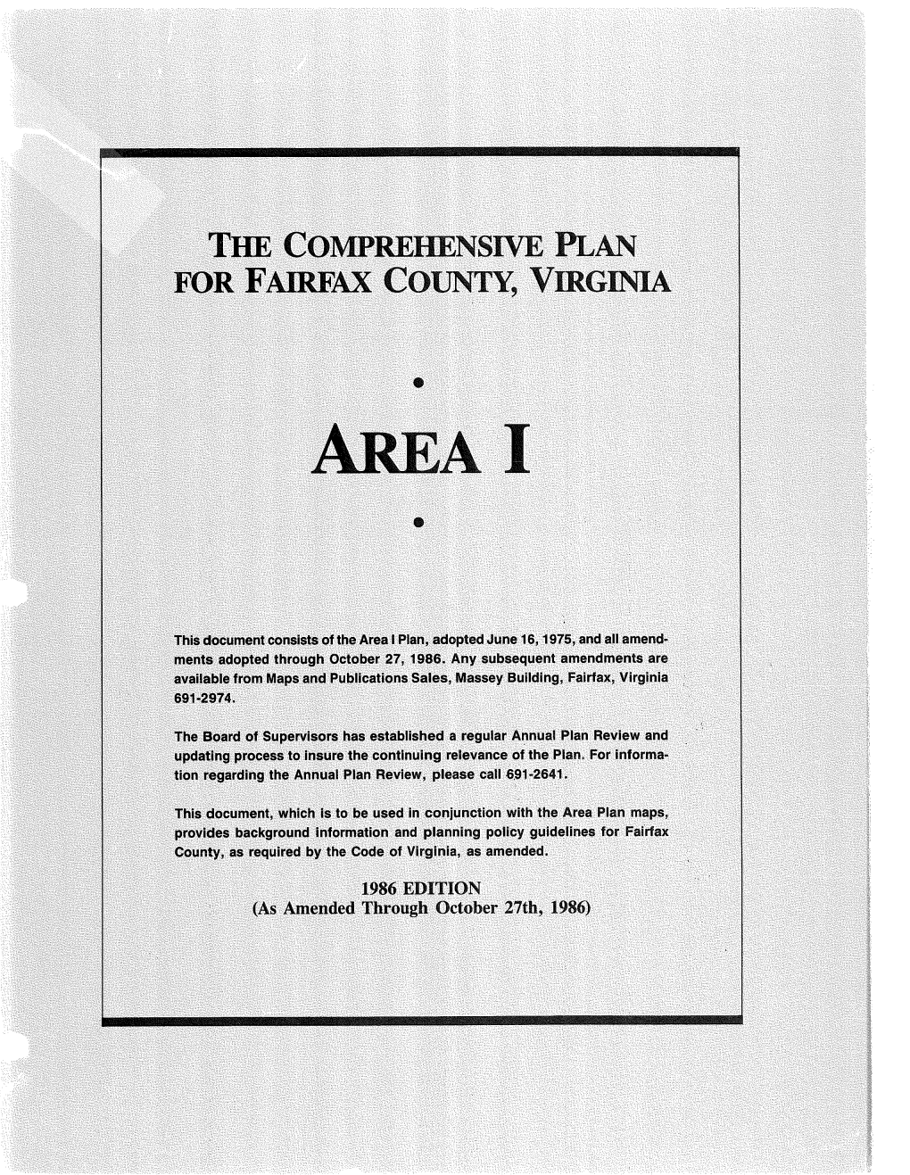 1986 Comprehensive Plan
