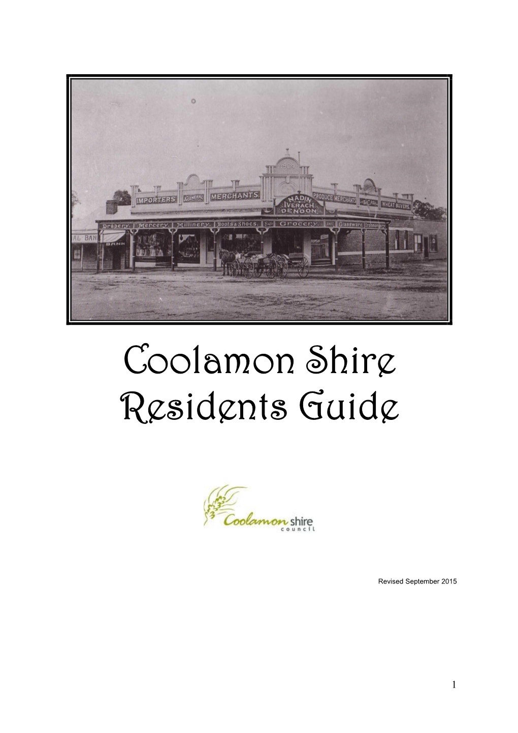 Coolamon Shire Residents Guide