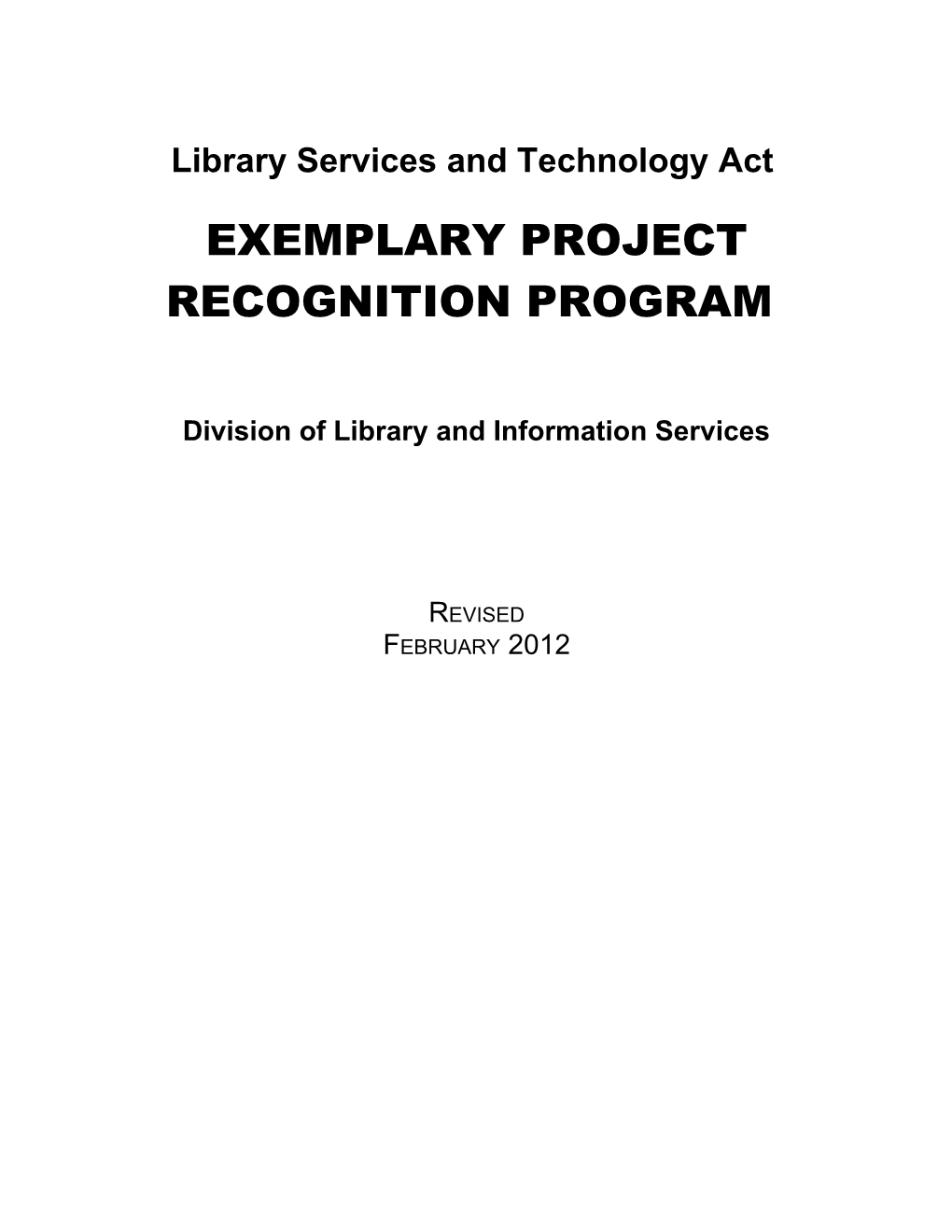 Library Services and Technology Act