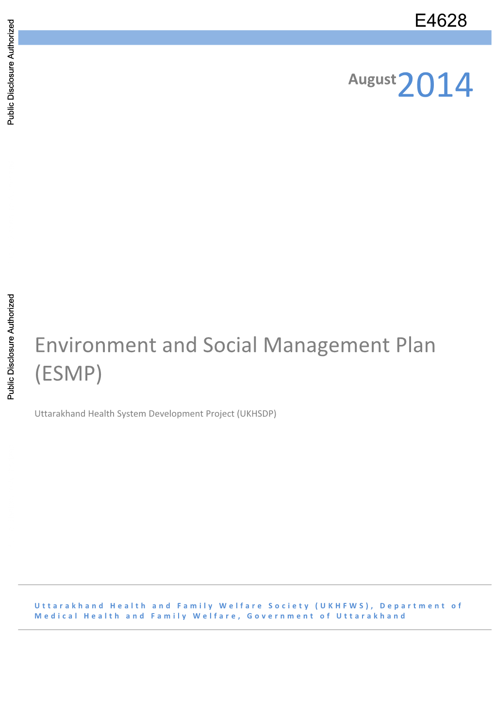 World Bank Document