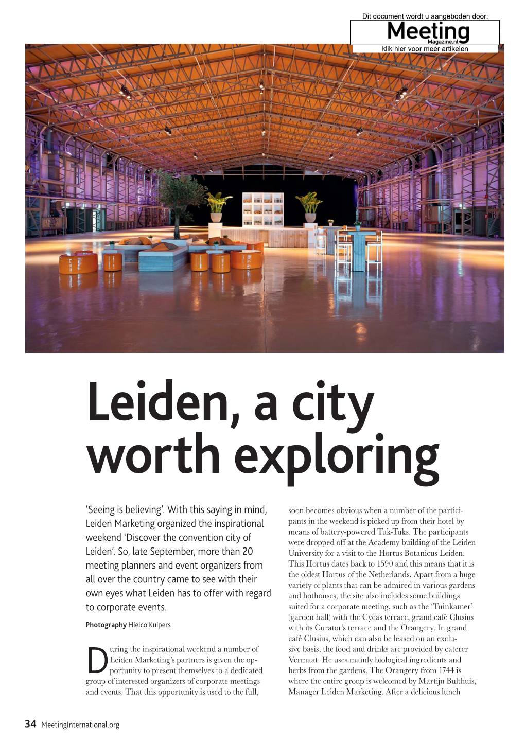 Leiden, a City Worth Exploring