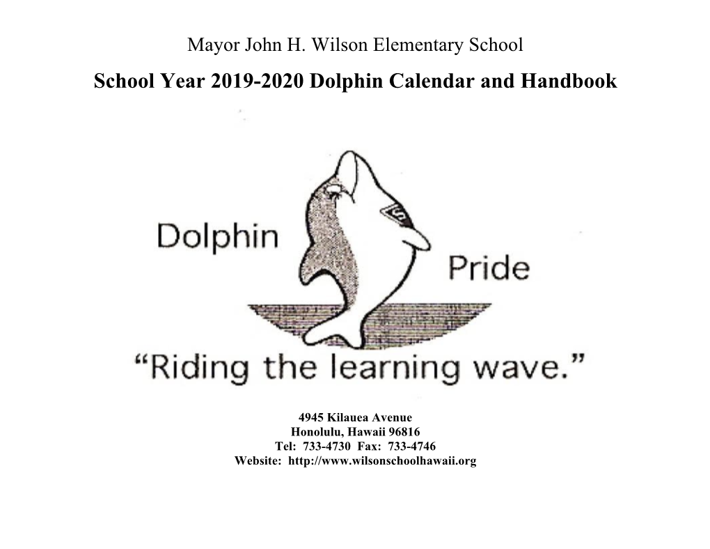 2019-2020 Handbook