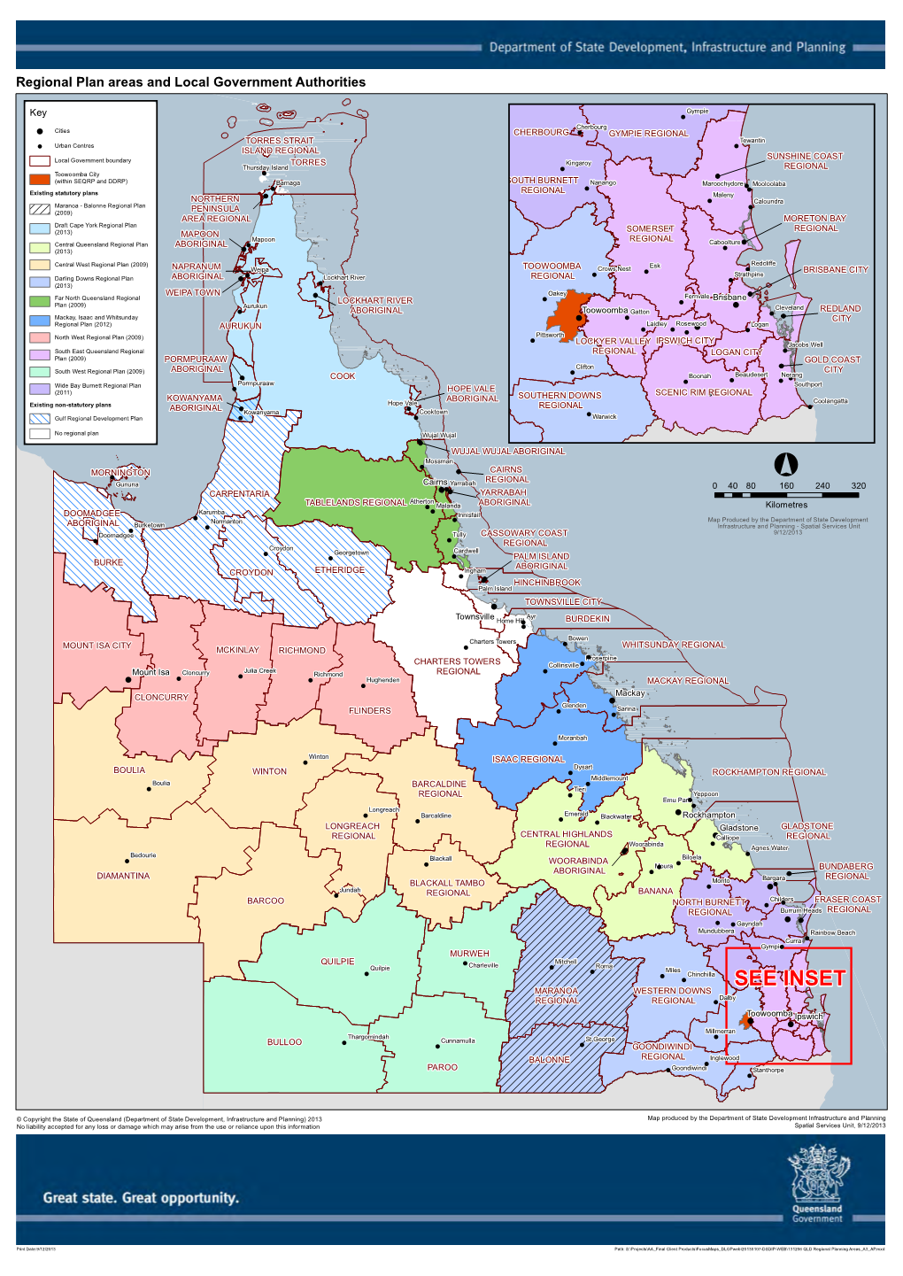 Regional Planning Areas and Local Government Authorities