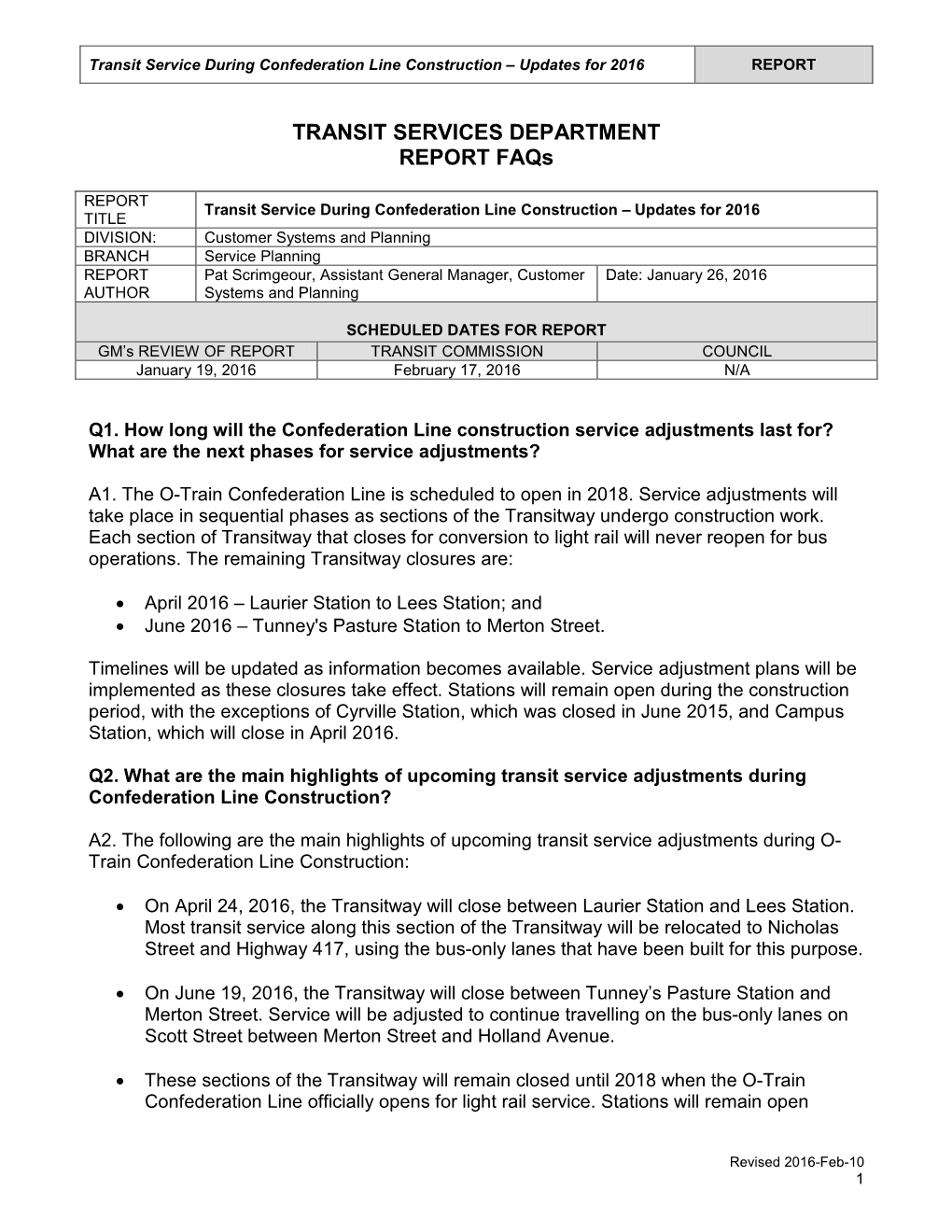 2. Faqs__Transit Service During Confed Line