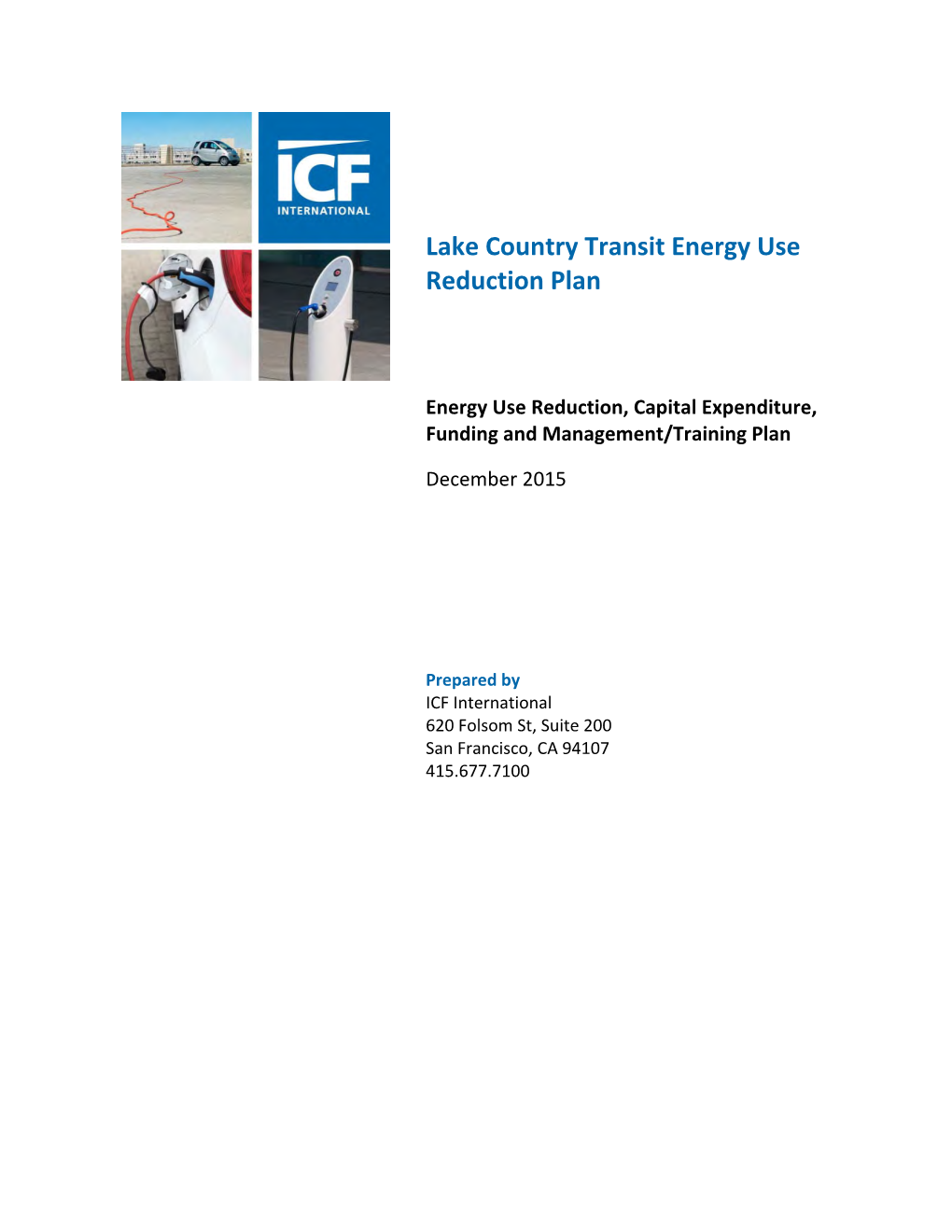 Transit Energy Use Reduction Plan