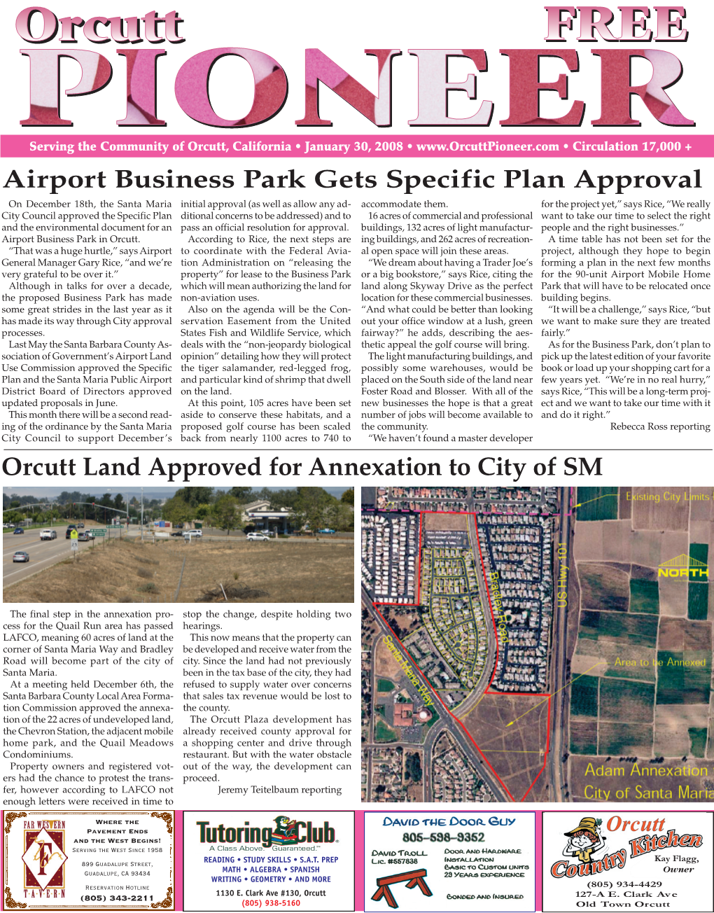 Airport Business Park Gets Specific Plan Approval Orcutt Land