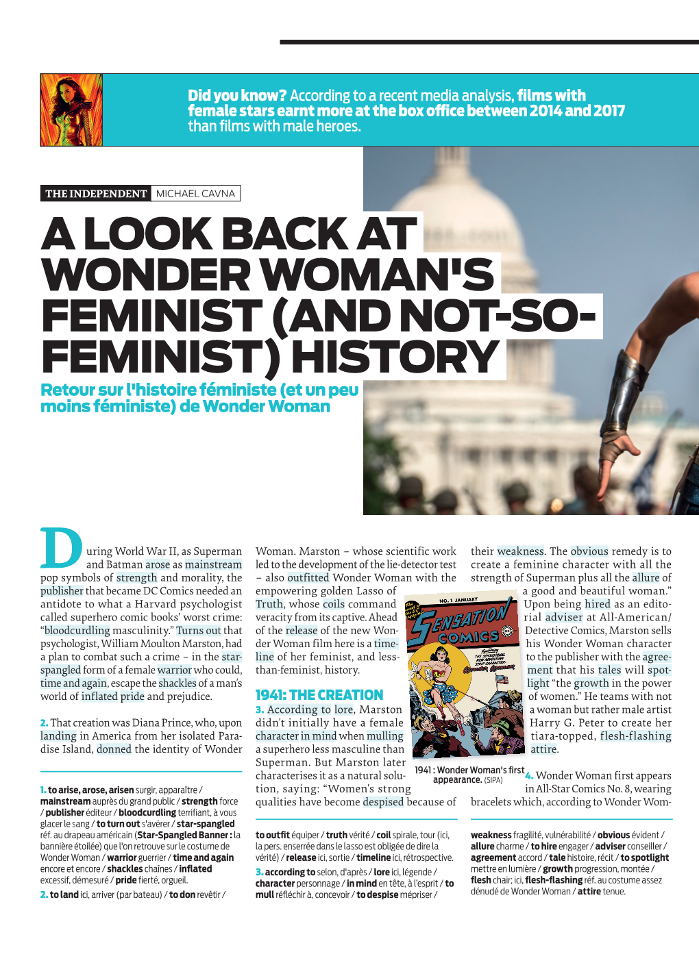 A LOOK BACK at WONDER WOMAN's FEMINIST (AND NOT-SO- FEMINIST) HISTORY Retour Sur L'histoire Féministe (Et Un Peu Moins Féministe) De Wonder Woman