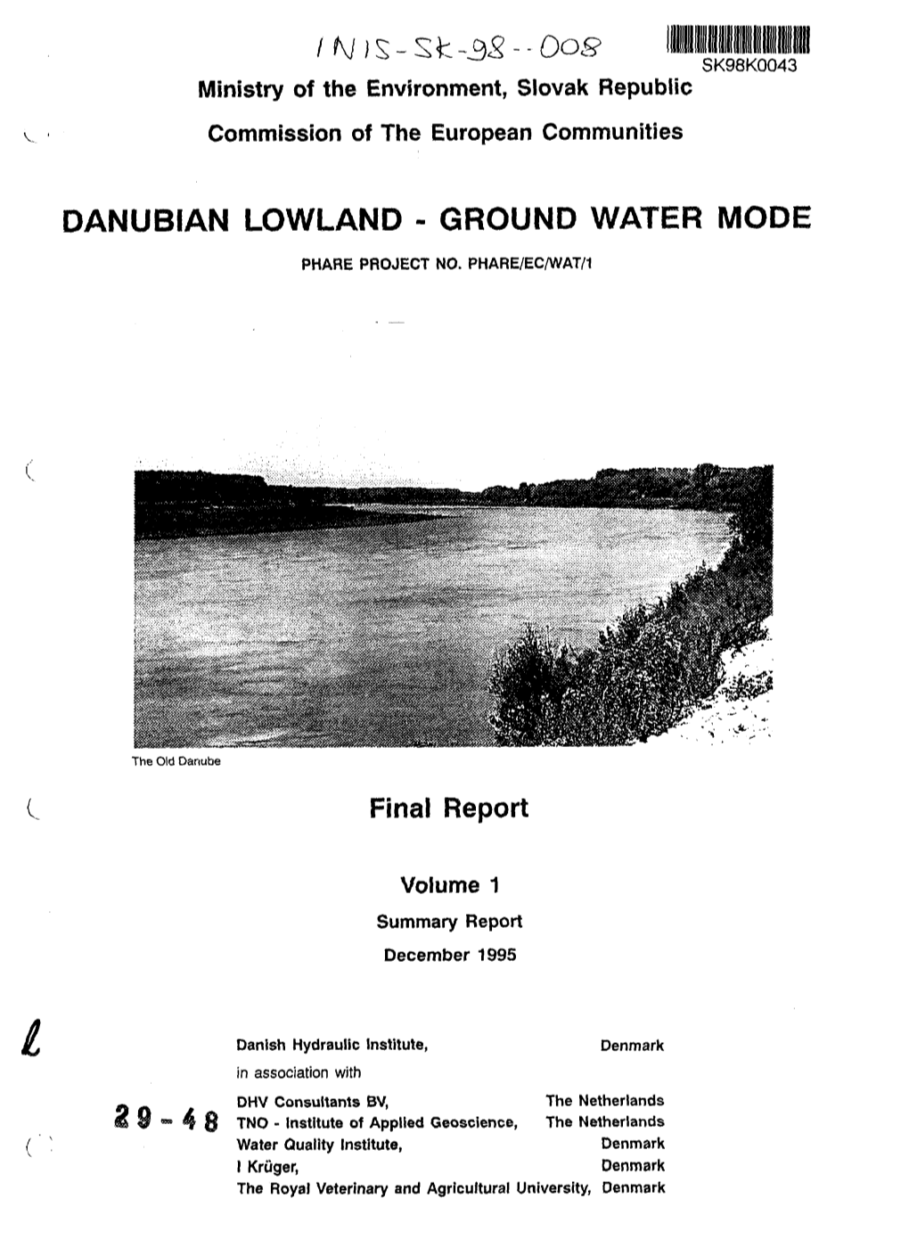 Danubian Lowland - Ground Water Mode