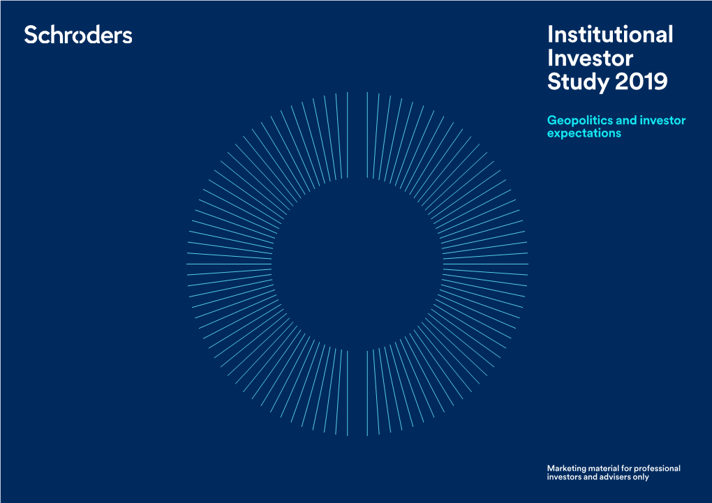 Institutional Investor Study 2019