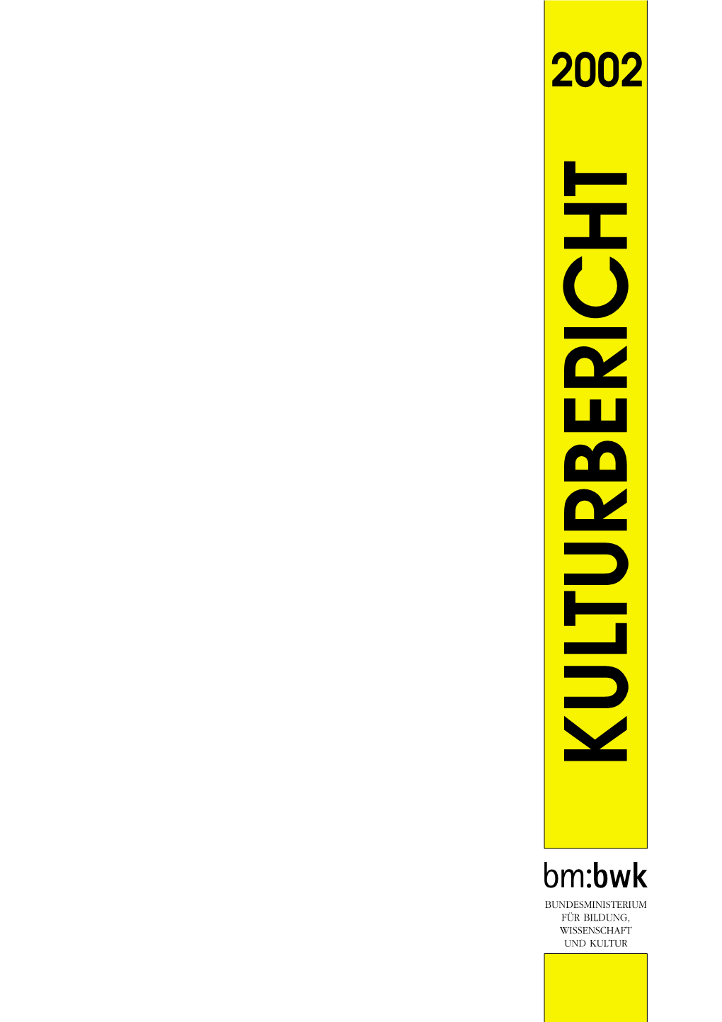 2002 Kulturbericht