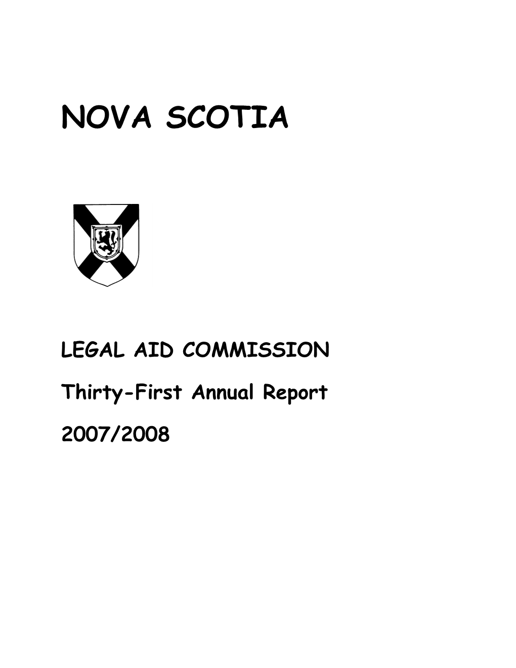 Thirty-First Annual Report