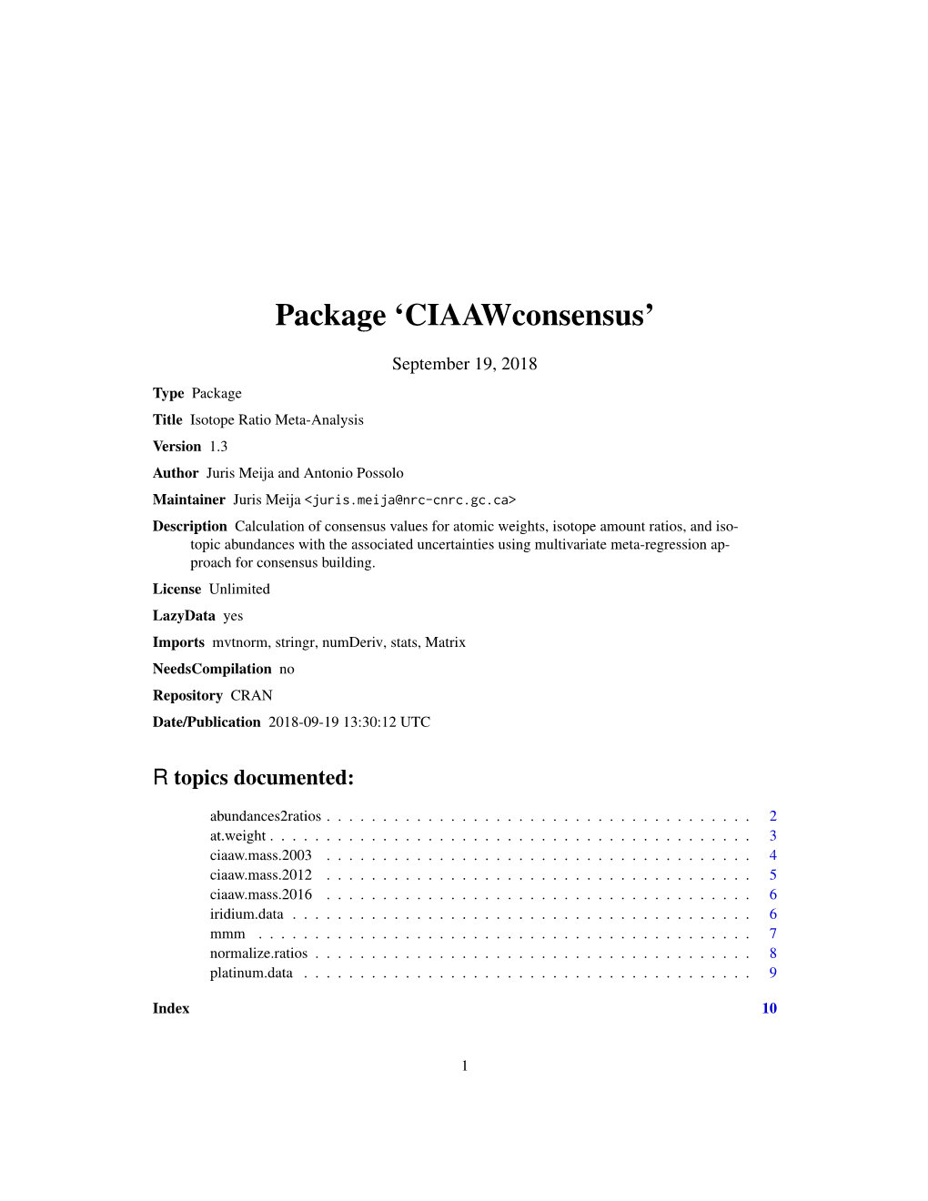 Package 'Ciaawconsensus'