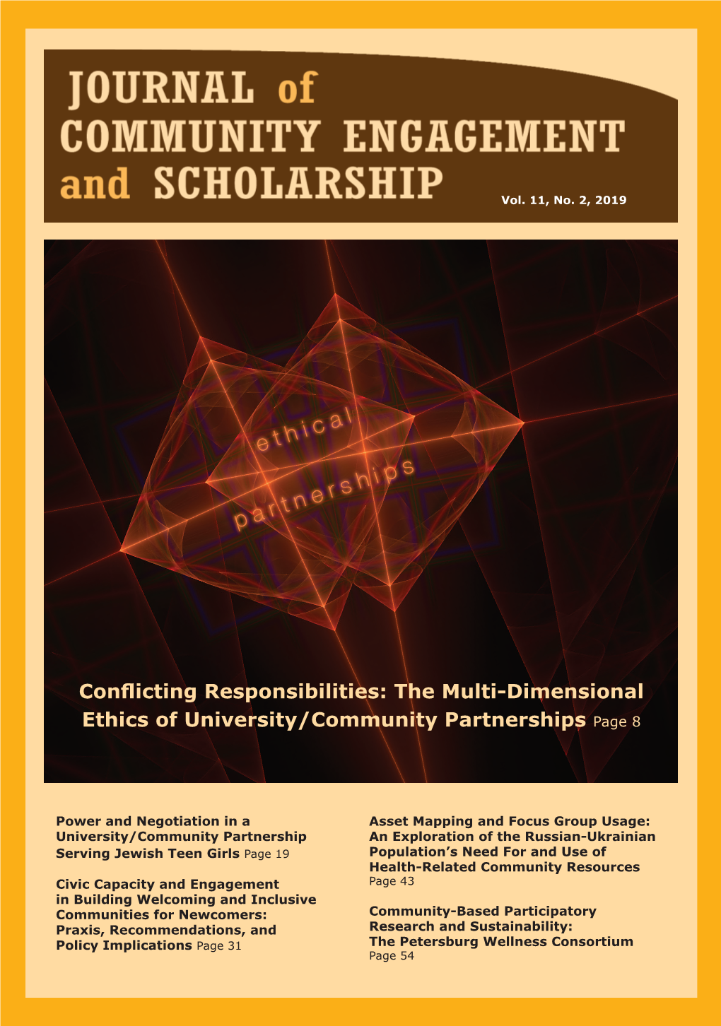 Conflicting Responsibilities: the Multi-Dimensional Ethics of University/Community Partnerships Page 8