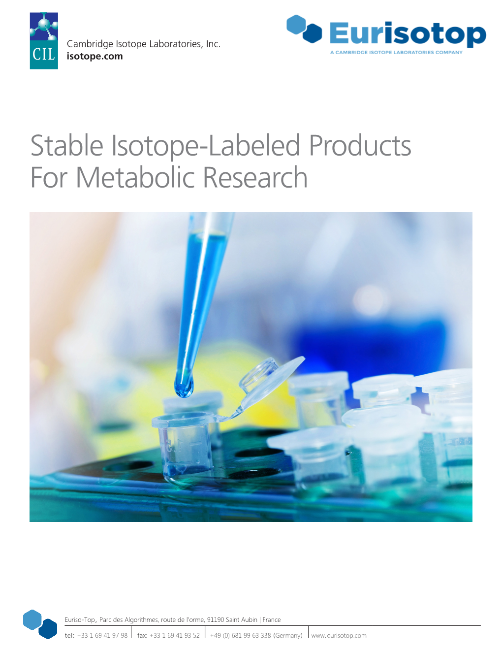 Catalog Stable Isotope-Labeled Products for Metabolic Research