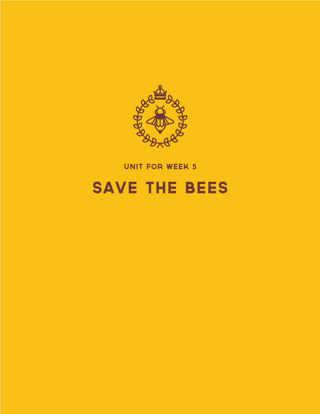 Save the Bees Save the Bees