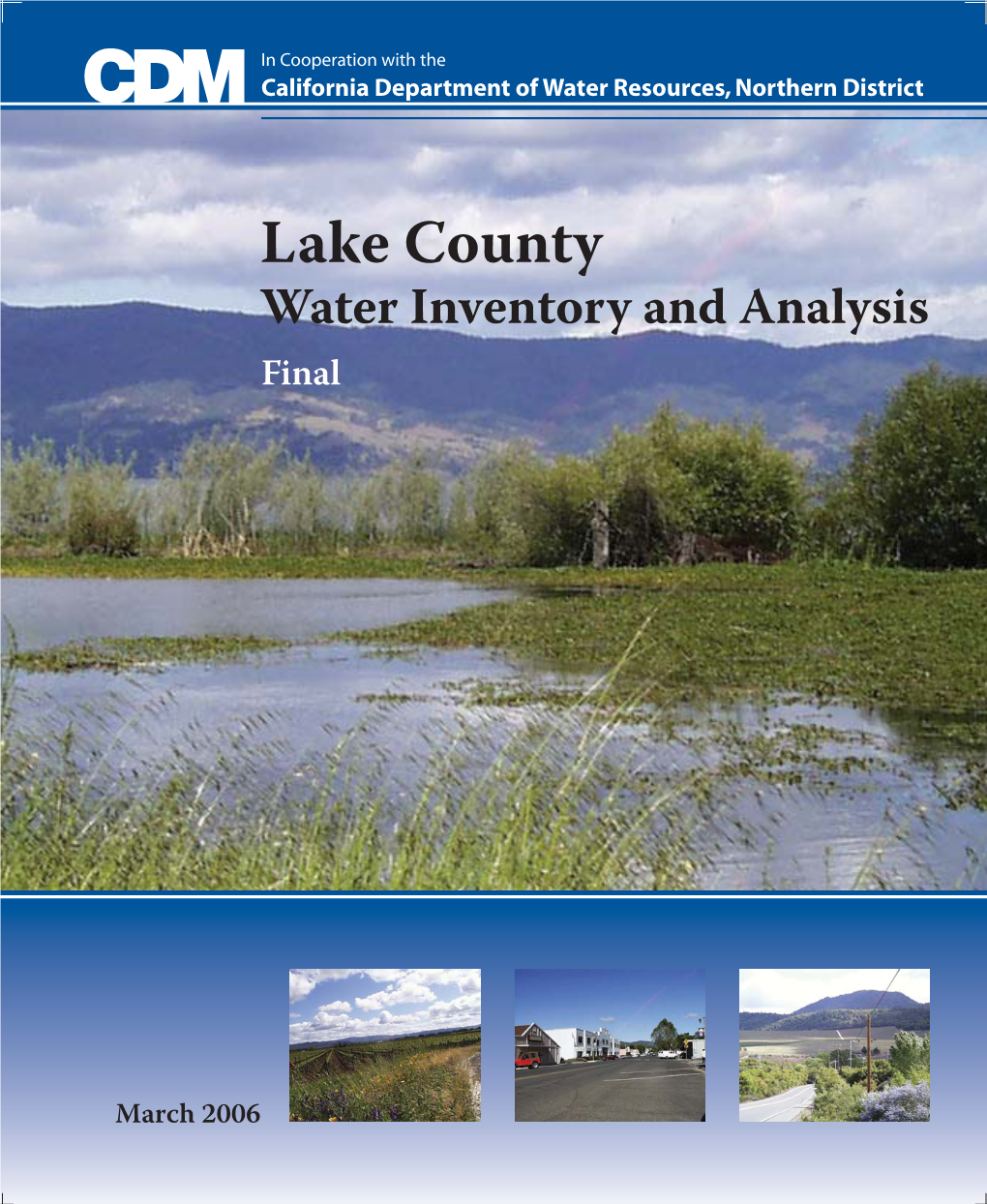 Lake County Water Inventory and Analysis Final